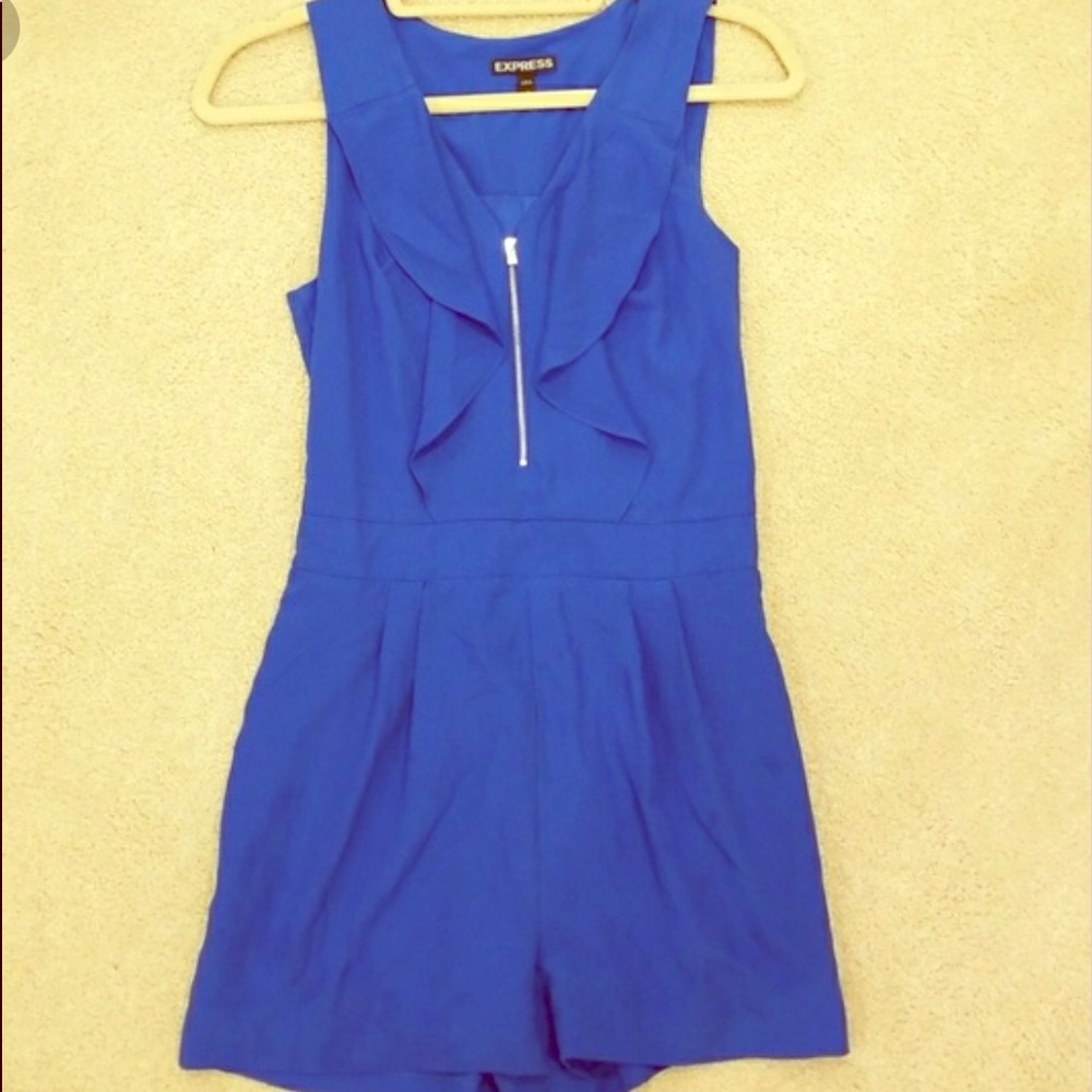 Royal Blue Express Romper